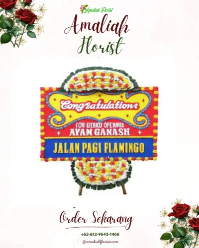 Bunga Papan Congratulation di Kelapa Gading Barat